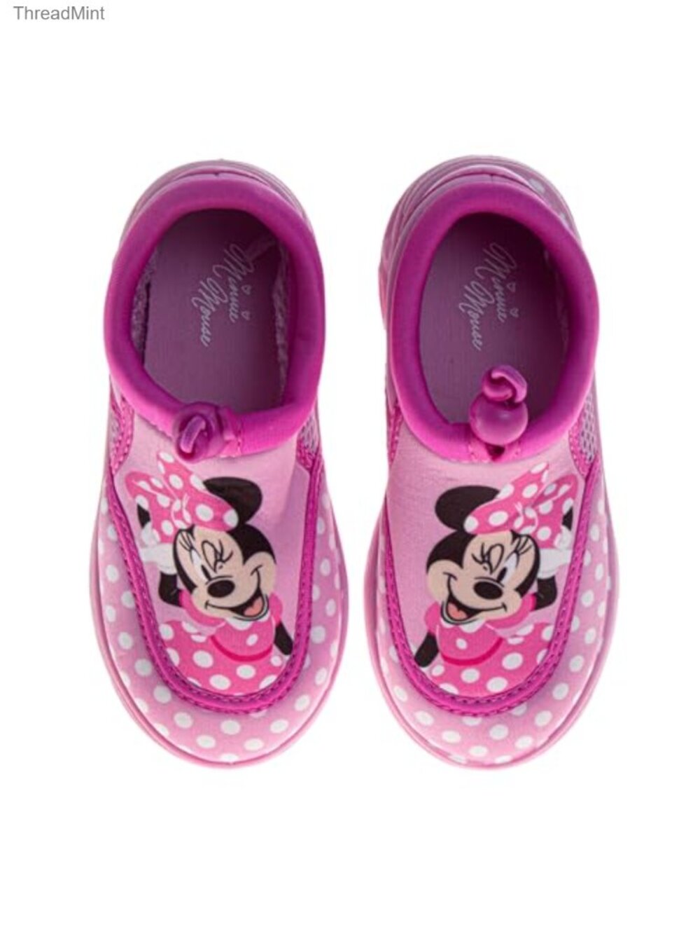 Girls Minnie Mouse Water Shoes Aqua Socks Toddler Little Kid Slip-On Summer